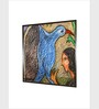 Indian Folk Art Canvas Framed Wall Painting