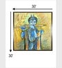 Indian Folk Art Canvas Framed Wall Painting