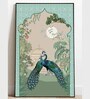 Indian Peacock Floral Pichwai Painting