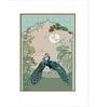 Indian Peacock Floral Pichwai Painting