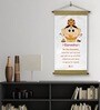 Ganesha Printed Scroll Card