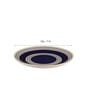 Indigo 7 Inch Blue Ceramic (Set of 4) Quarter Plate
