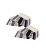 Indigo Blue Stripes 170ml (Set of 4) Ceramic Dinner Bowl