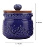 Indigo Ceramic Storage Jar