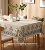 Indigo Day Floral Sicilia Table Cover ( 6 Seater  )