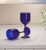 Indigo Delight Wine Glass (Pack Of 4)