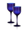 Indigo Delight Wine Glass(Pack Of 2)