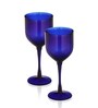 Indigo Delight Wine Glass(Pack Of 2)