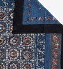 Indigo Floral 163 TC Cotton Double Bed Cover