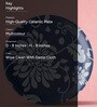 Indigo Flower Porcelain Wall Plate