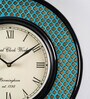 Indigo Multicolour MDF Wall Clock