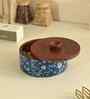 Indigo Roti Box  | Wooden Casserole