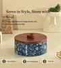 Indigo Roti Box  | Wooden Casserole