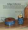 Indigo Roti Box  | Wooden Casserole