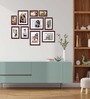 Savannah (Set Of 10) Rose Brown Synthetic Wood 
Collage Photo Frames