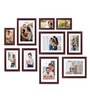 Savannah (Set Of 10) Rose Brown Synthetic Wood 
Collage Photo Frames