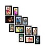 Black Synthetic Wood Evelyn Indivisual (Set Of 12)) Wall Hanging Collage Photo Frames