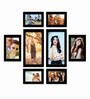 Black Synthetic Wood Eleanor Indivisual (Set Of 8) Wall Hanging Collage Photo Frames