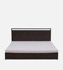 Indo Queen Size Bed in Black Colour