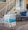 Indoor Fabric Swing in White & Navy Blue Colour
