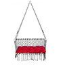 Indoor Fabric Swing in White & Black Colour
