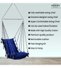 Indoor Fabric Swing in Navy Blue Colour