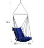 Indoor Fabric Swing in Navy Blue Colour
