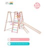 Indoor Jungle Gym in Natural Wooden Finish