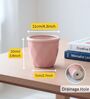 Pink Ceramic 4-Inch Flower Pot