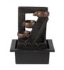 Black Resin Indoor Water Fountain with Led Light