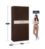 Indore 2 Door Wardrobe in Brown Maple Finish