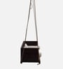 Indore Solid Wood Swing In Dark Walnut Finish