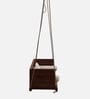 Indore Solid Wood Swing In Rosewood Finish