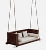 Indore Solid Wood Swing In Rosewood Finish