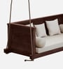 Indore Solid Wood Swing In Rosewood Finish