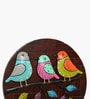 Hand Painted Indra Birds On Wooden Panel