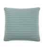 Indus Blue Shell 100% Cotton 18X18 Inches Knitted Cushion Cover With Filler