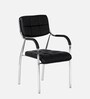 Indus Leatherette  Ergonomic Chair in Black Colour