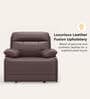 Indus Leatherette 1 Seater Recliner In Burgandy Colour