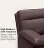 Indus Leatherette 1 Seater Recliner In Burgandy Colour