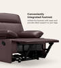 Indus Leatherette 1 Seater Recliner In Burgandy Colour
