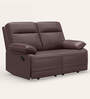 Indus Leatherette 2 Seater Recliner In Burgandy Colour