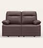 Indus Leatherette 2 Seater Recliner In Burgandy Colour
