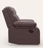 Indus Leatherette 2 Seater Recliner In Burgandy Colour