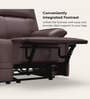 Indus Leatherette 3 Seater Recliner In Burgandy Colour