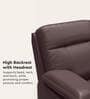 Indus Leatherette 3 Seater Recliner In Burgandy Colour