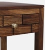 Indus Sheesham Wood Bedside Table In Provincial Teak Finish