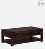 Indus Sheesham Wood Coffee Table In Provincial Teak Finish