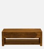 Indus Sheesham Wood Coffee Table In Rustic Teak Finish