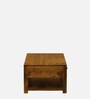 Indus Sheesham Wood Coffee Table In Rustic Teak Finish
